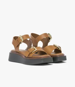 Femme Bocage Sandales>SANDALE JARKARTY COGNAC