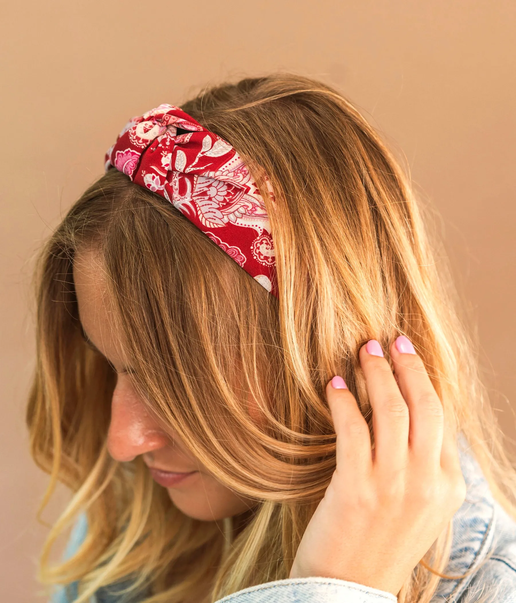 Femme Bocage Chapeaux & Coiffants>SERRE-TETE GLAMOUR ROUGE